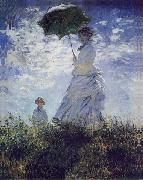 Claude Monet Women with umbrella china oil painting artist